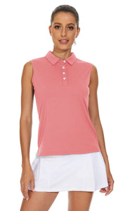 Summer Sleeveless Golf Polo Shirts