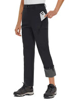 Windproof Winter Fleece Lined Golf Trousers