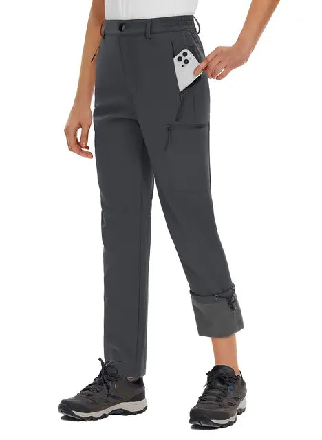 Windproof Winter Fleece Lined Golf Trousers