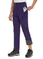 Windproof Winter Fleece Lined Golf Trousers
