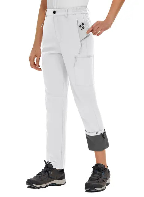 Windproof Winter Fleece Lined Golf Trousers