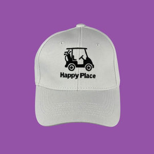Happy Place Baseball Cap - Womensgolfgear