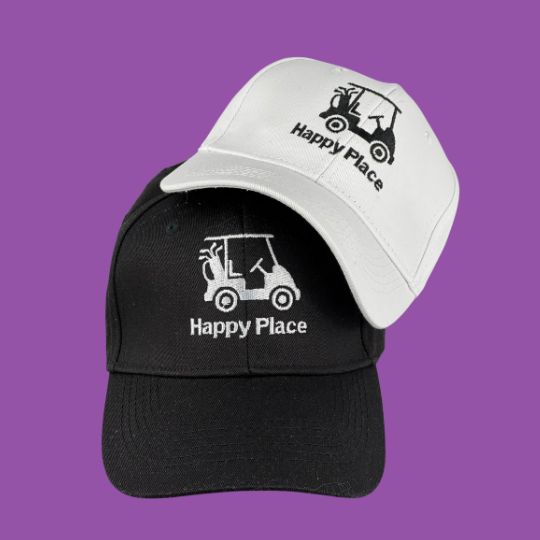 Happy Place Baseball Cap - Womensgolfgear