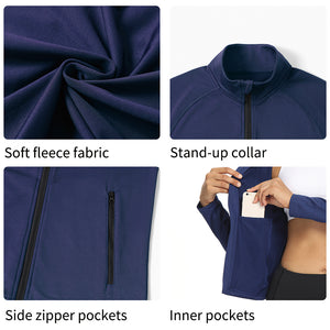 Zip-Up Fleece Lined Layer - Womensgolfgear