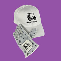 Happy Place Cap & Glove Combo - Womensgolfgear