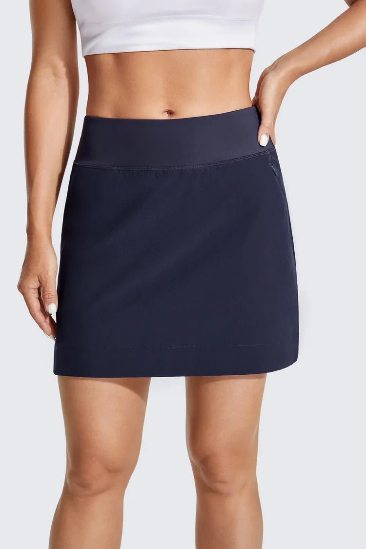 Quick-dry Zip Pocket Golf Skort