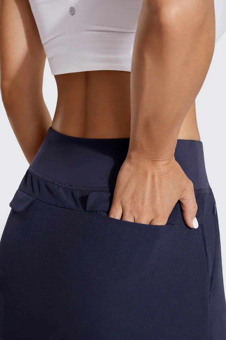 Quick-dry Zip Pocket Golf Skort