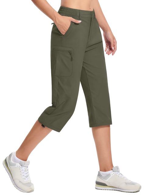 Lightweight Quick-Dry Capri Golf Pants