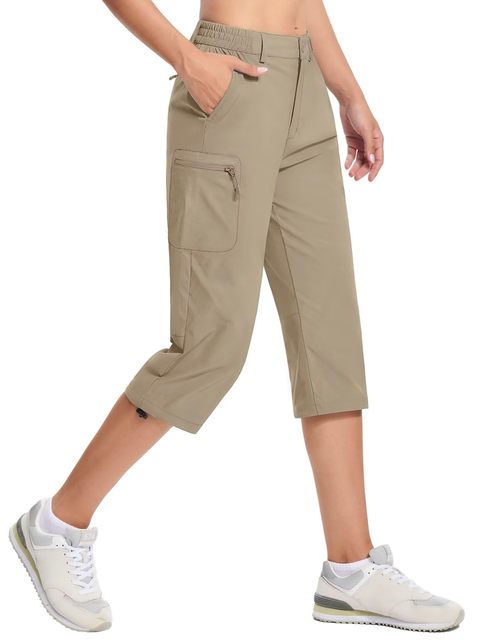 Lightweight Quick-Dry Capri Golf Pants